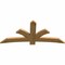 Ekena Millwork Davenport Rough Sawn Timber Gable Bracket, Western Red Cedar, 72"W x 33"H x 2"D x 6"F, 11/12 Pitch GBW072X33X0206DAV00RWR - alternate 5